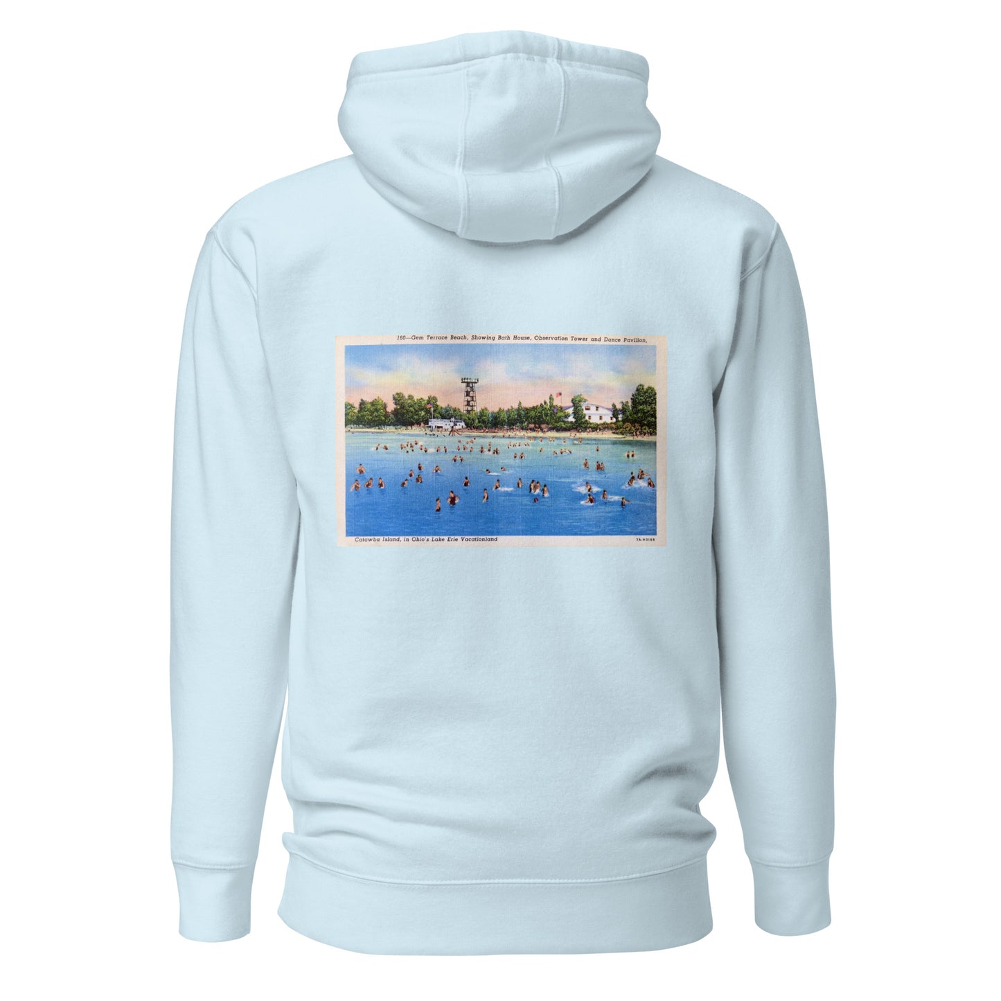 Gem Beach Postcard Hoodie