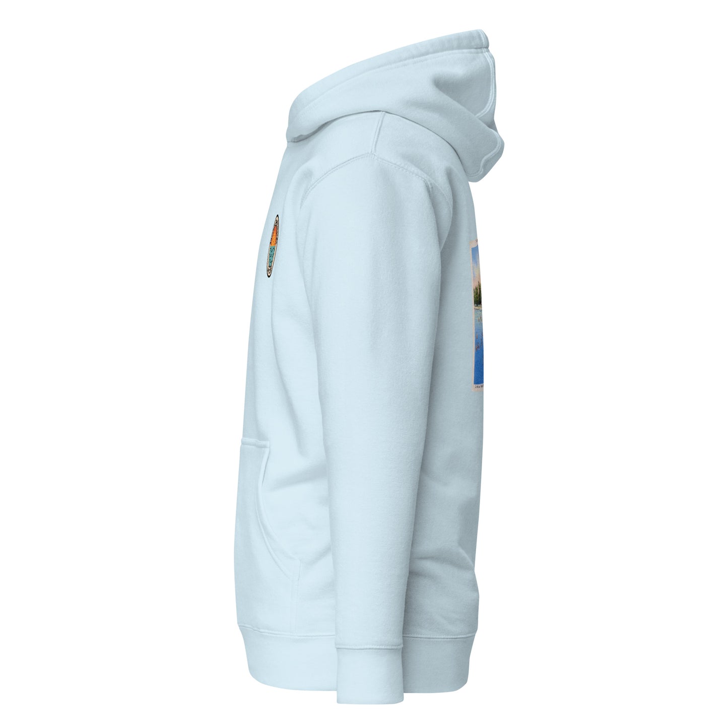 Gem Beach Postcard Hoodie