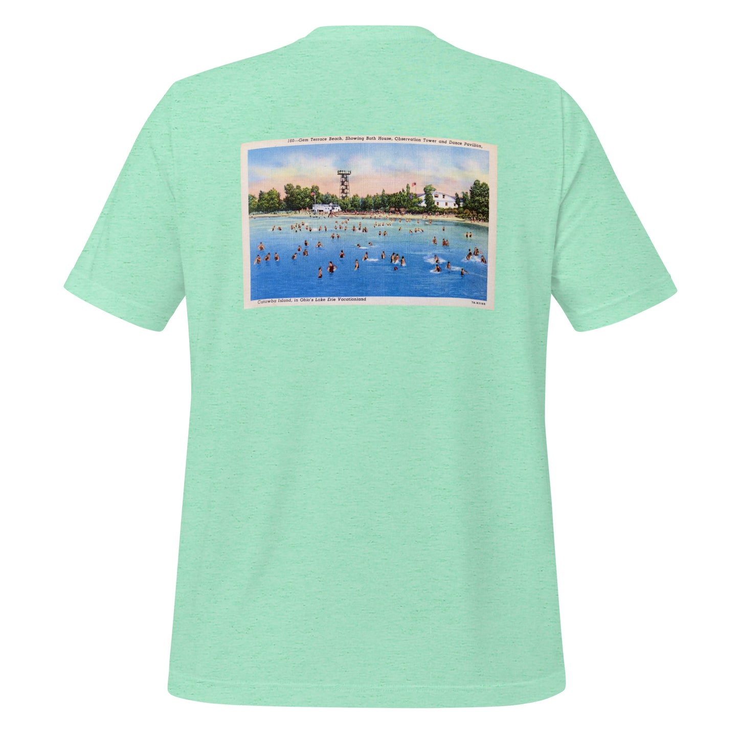Gem Beach Postcard Tee