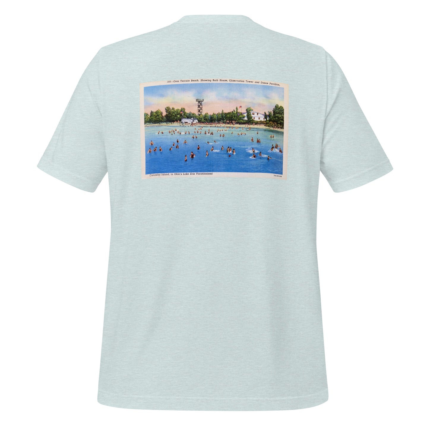 Gem Beach Postcard Tee