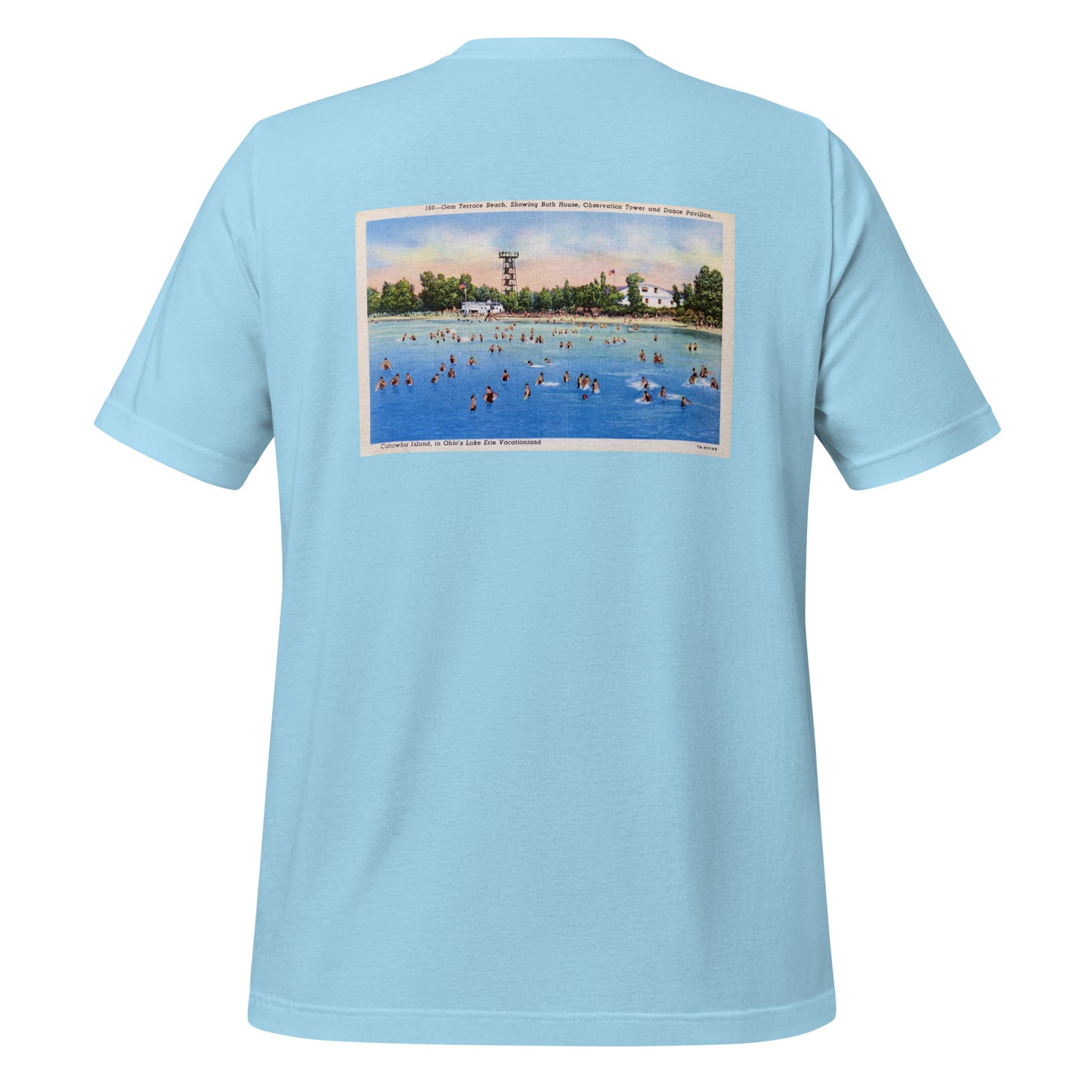 Gem Beach Postcard Tee