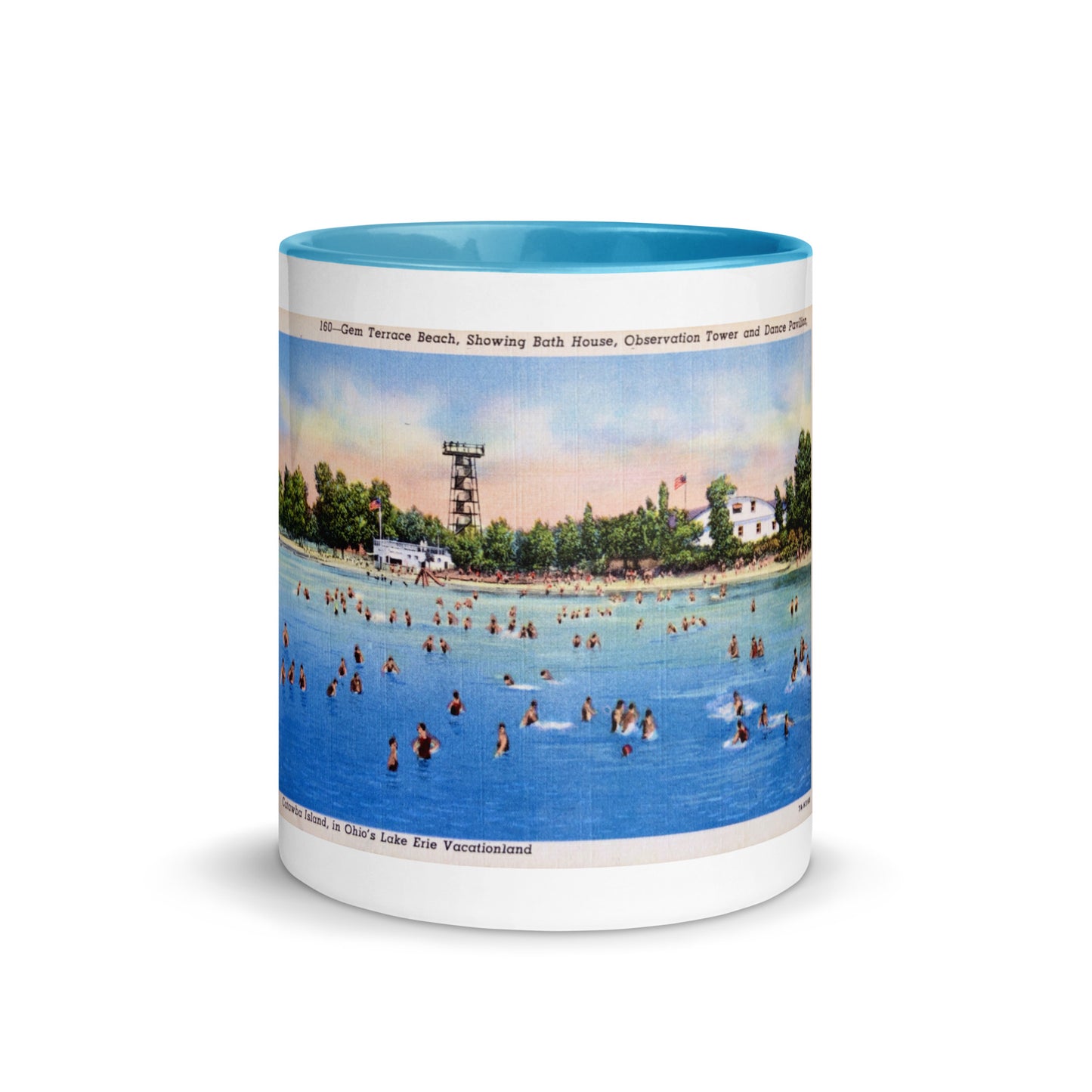 Gem Beach Postcard Mug