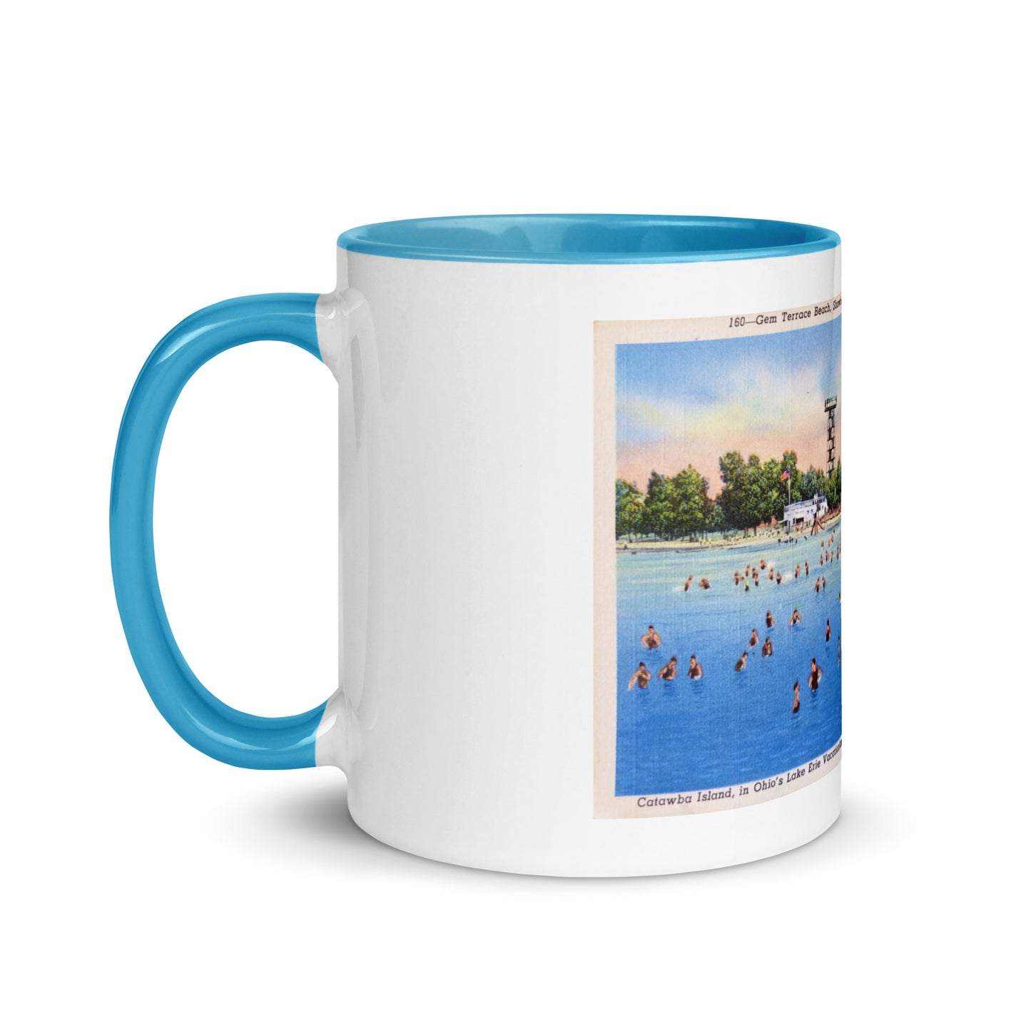 Gem Beach Postcard Mug
